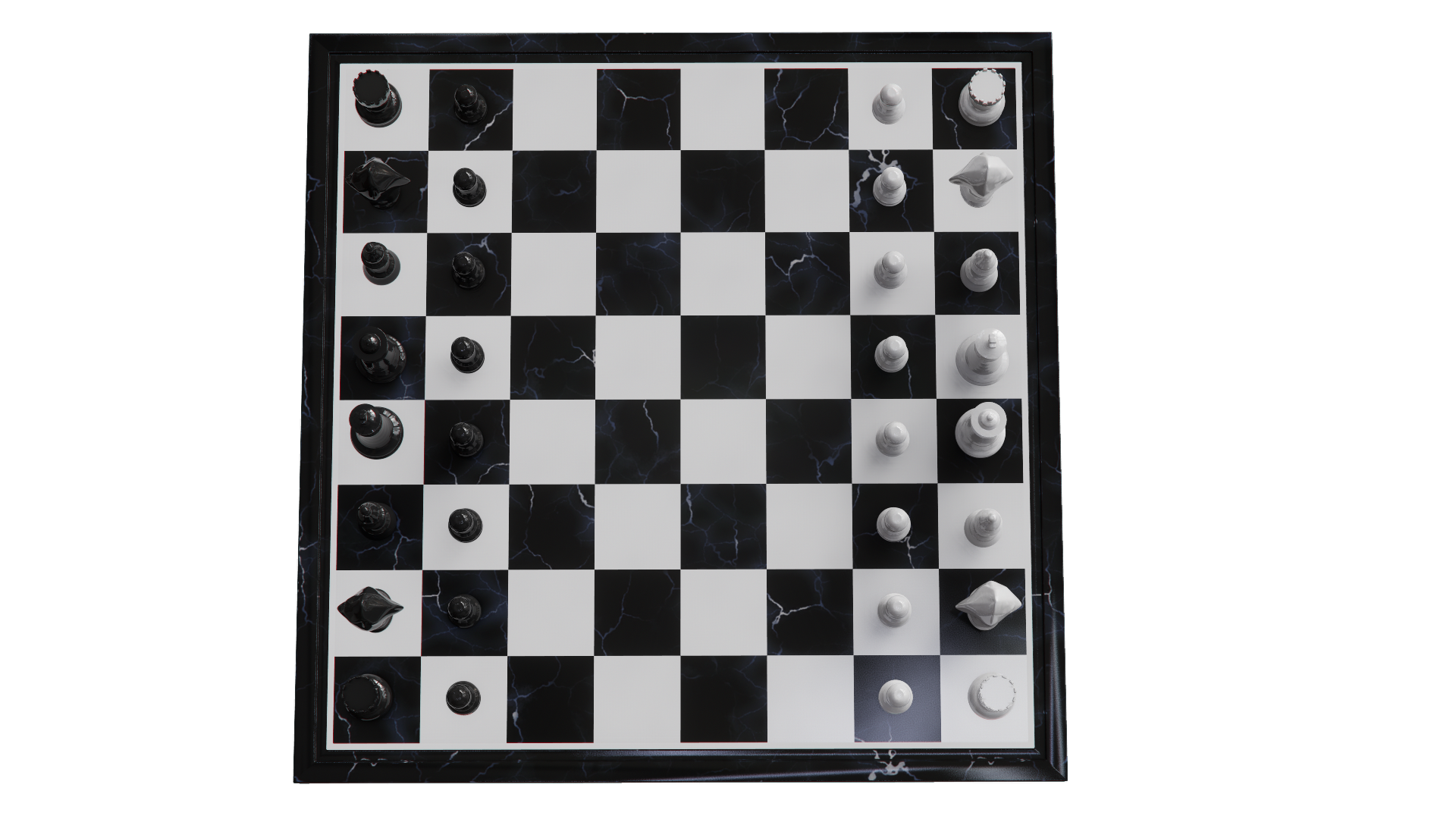 How to create a chess board 3D model